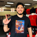NY Knicks KAT Kat-Anthony Towns breaking brick wall illustrated comic style shirt