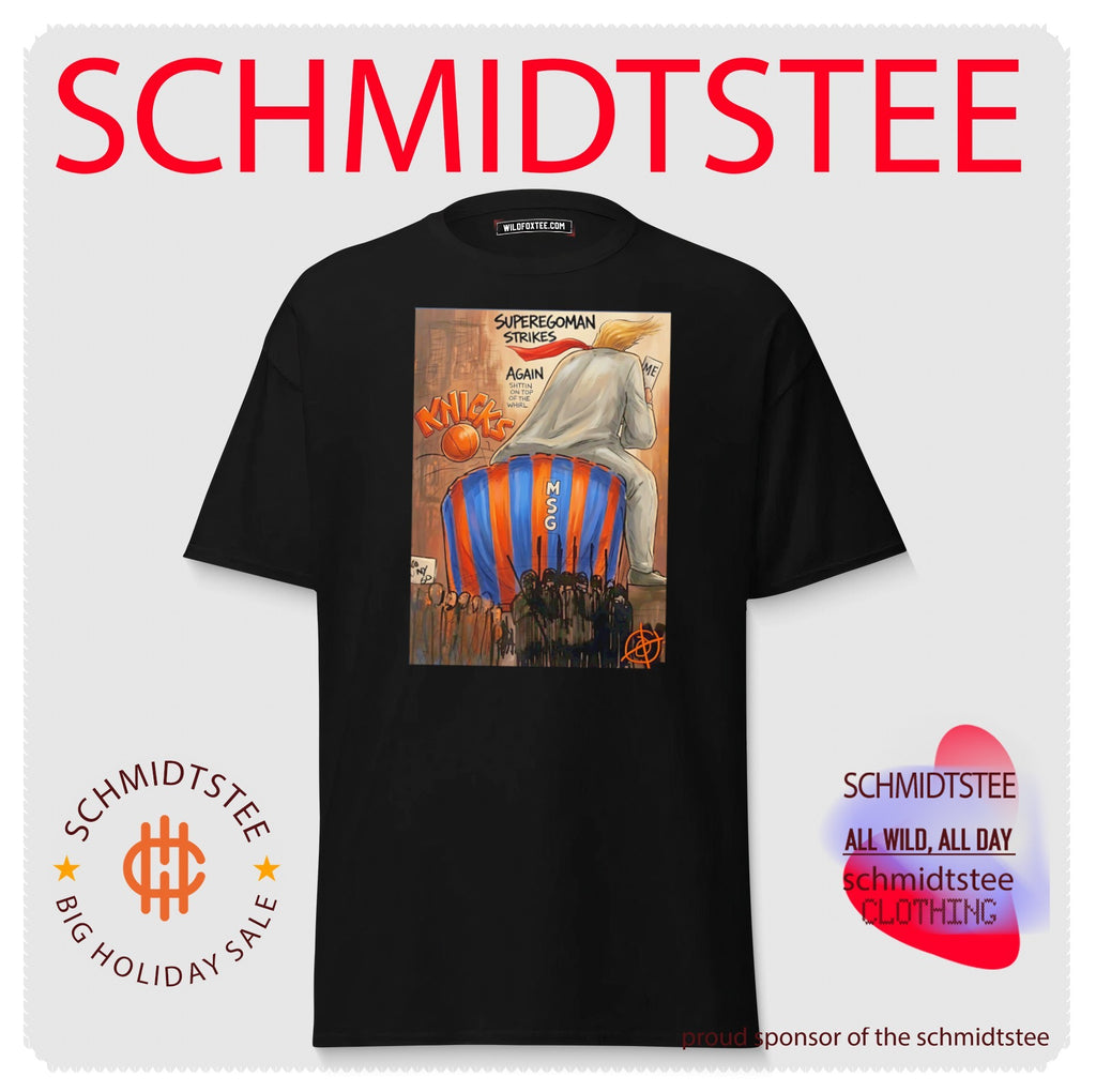 NY Knicks superegoman strikes again shittin on top of the whirl shirt