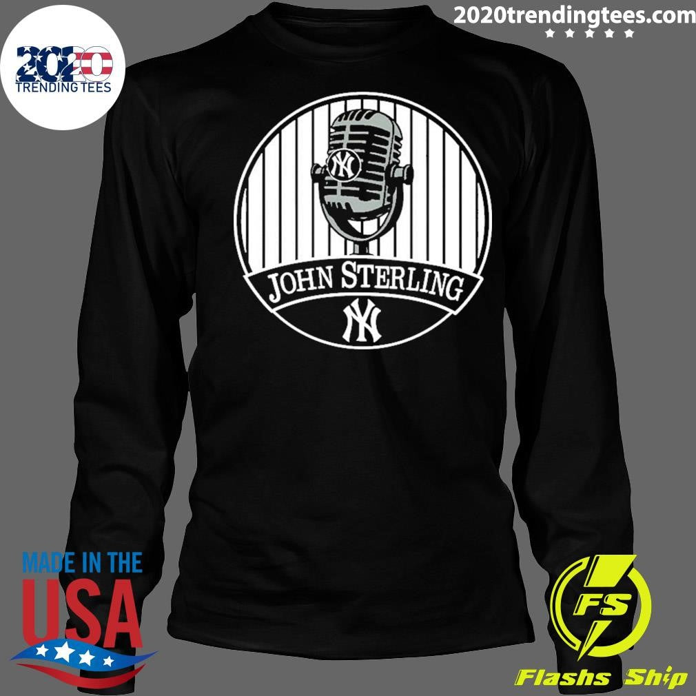 NY Yankees Memorial Patch For John Sterling Shirt