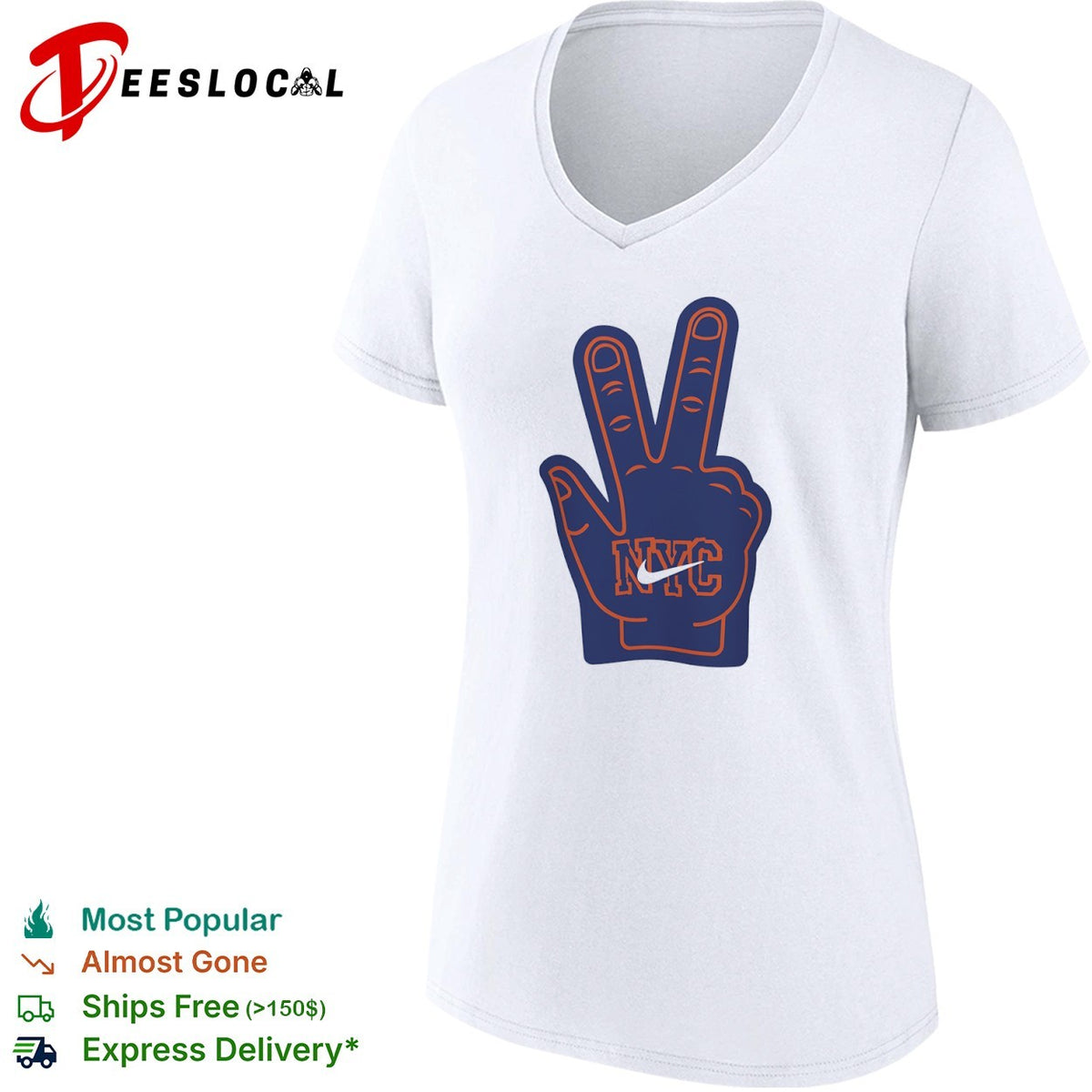 NYC foam finger three shirt