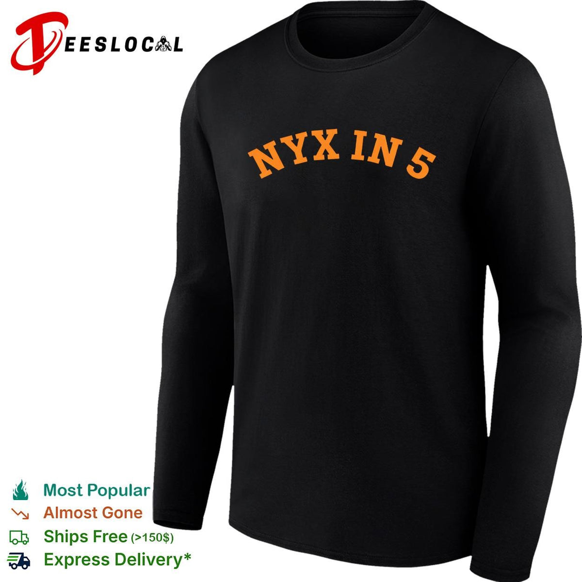 NYX In 5 New York Basketball shirt