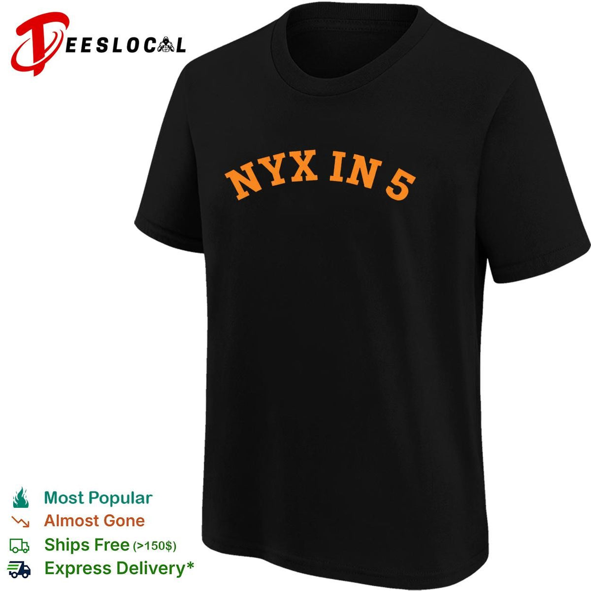 NYX In 5 New York Basketball shirt