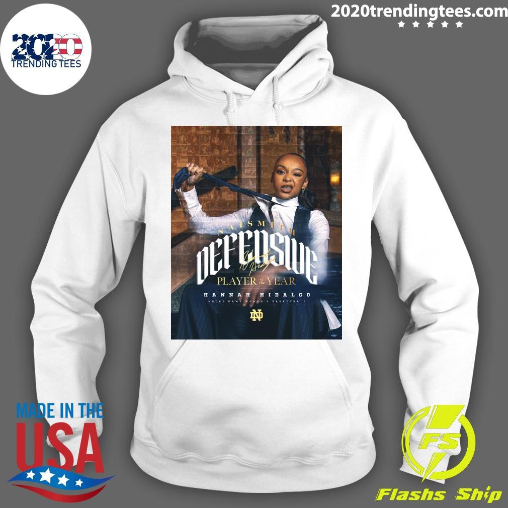 Naismith Defensive Player of the Year Hannah Hidalgo Notre Dame Women’s Basketball Shirt