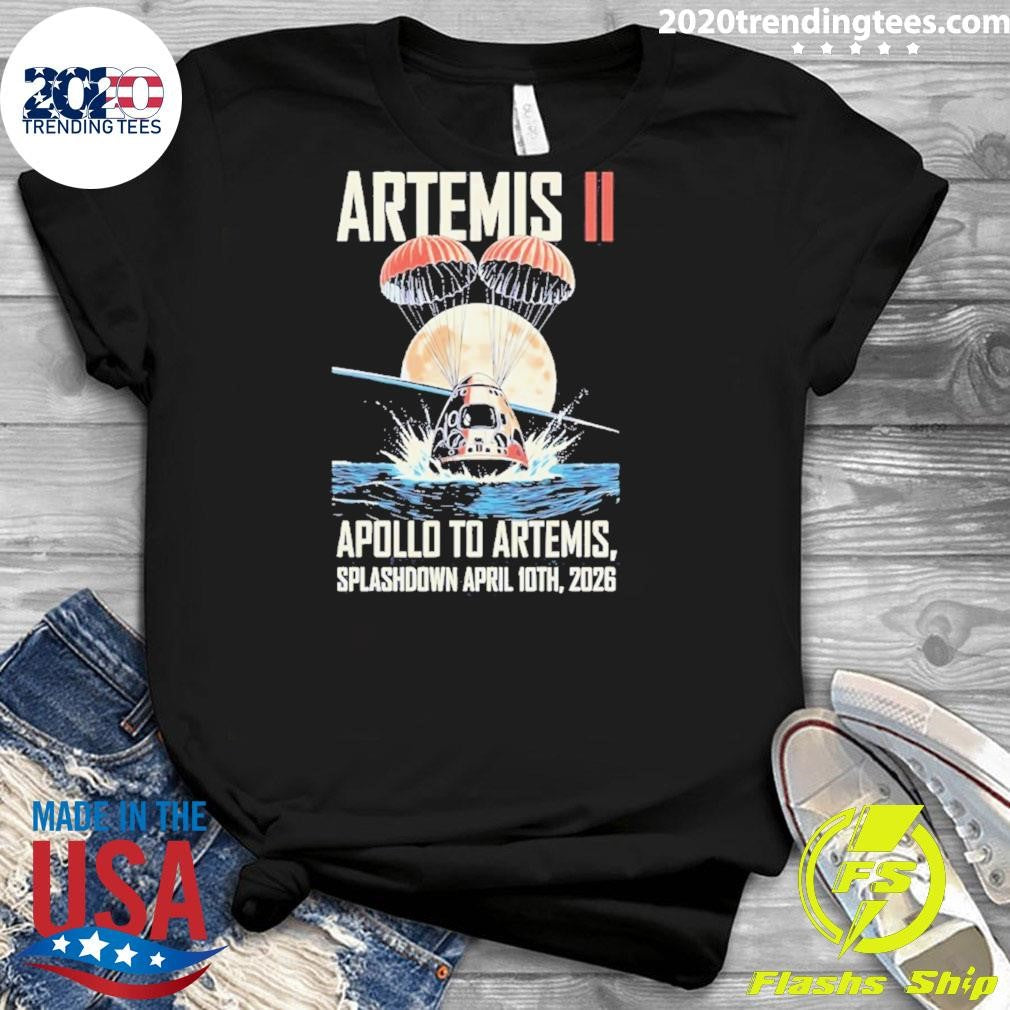 Nasa Artemis Ii Astronauts Splashdown Shirt