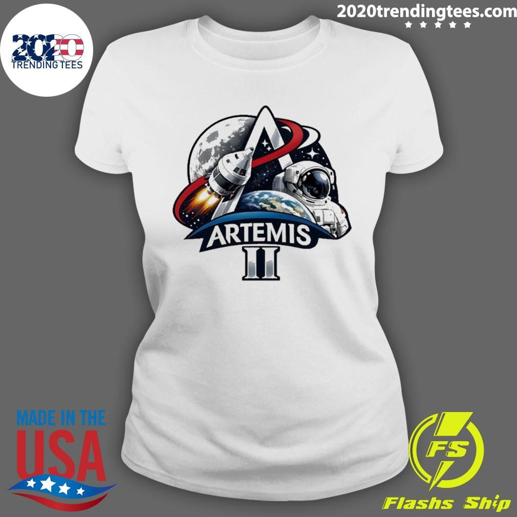 Nasa Artemis Ii Lunar Exploration Shirt