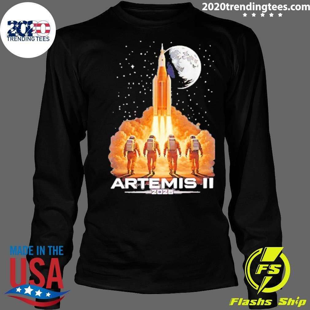 Nasa Artemis Ii Moon Mission 2026 Shirt