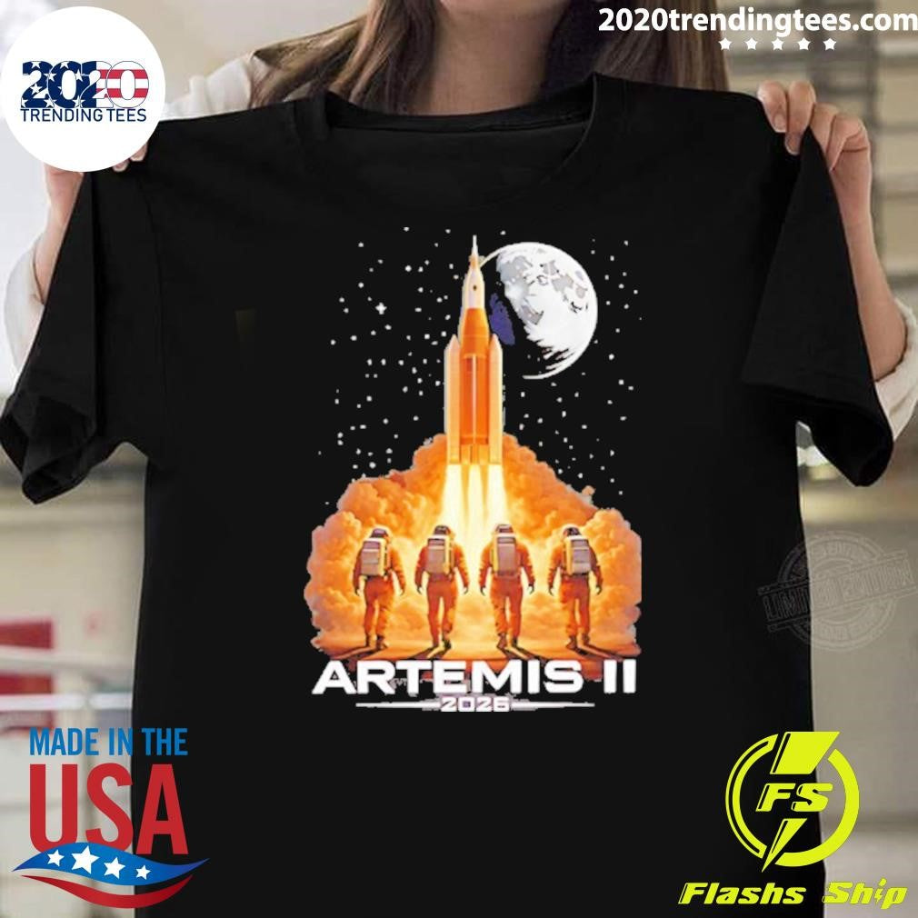Nasa Artemis Ii Moon Mission 2026 Shirt