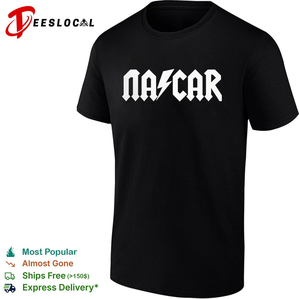 Nascar style AC DC logo shirt