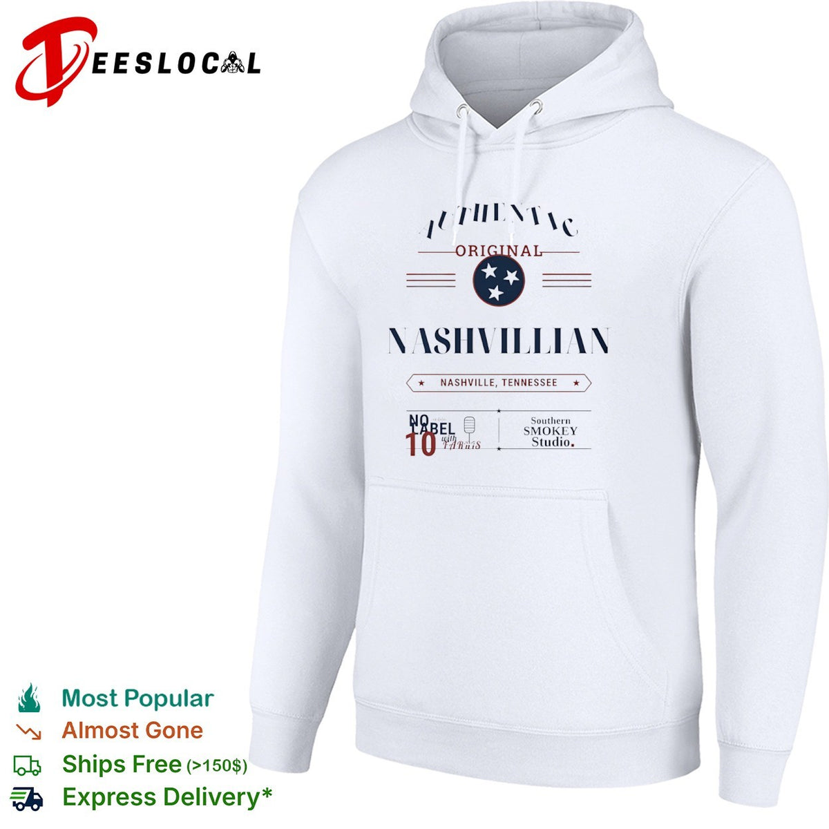 Nashville Southern Smokey Studio Nashvillian authentic original Tennessee shirt