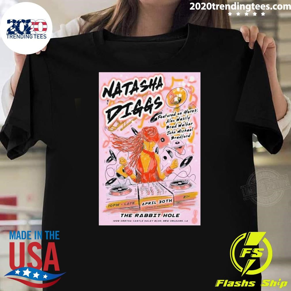 Natasha Diggs The Rabbit Hole In New Orleans LA April 30 2026 Shirt