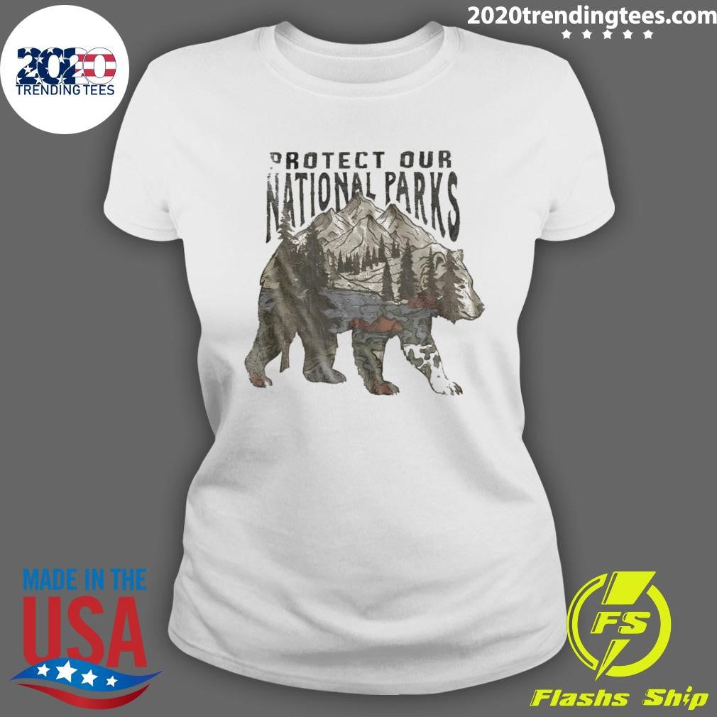 National Parks Bear Graphic Protect Our National Parks Shirt