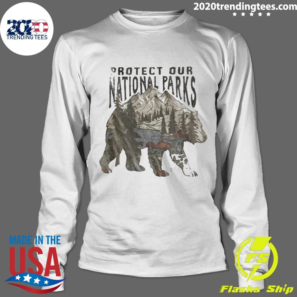 National Parks Bear Graphic Protect Our National Parks Shirt