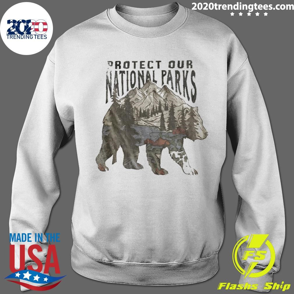 National Parks Bear Graphic Protect Our National Parks Shirt