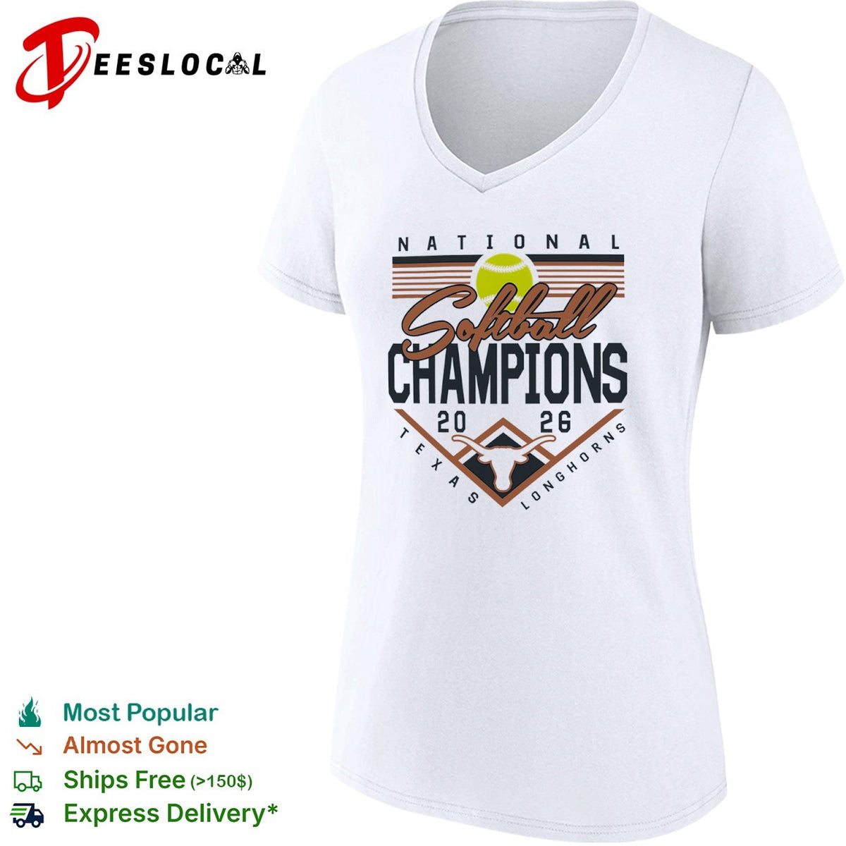 National Softball Champions 2026 Texas Longhorns Softball Team Sports Fan Shirt