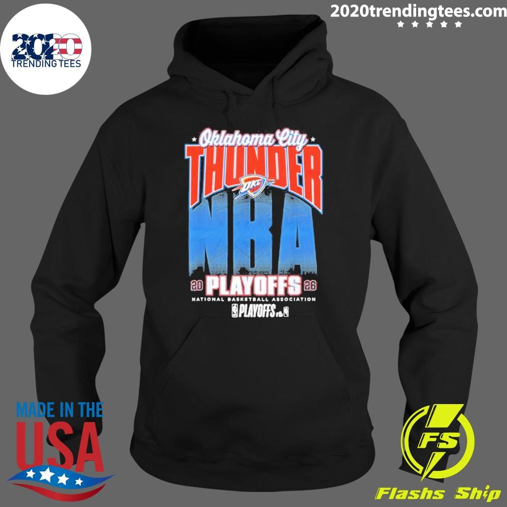 Nba Official 2026 Playoffs Oklahoma City Thunder Fade Shirt