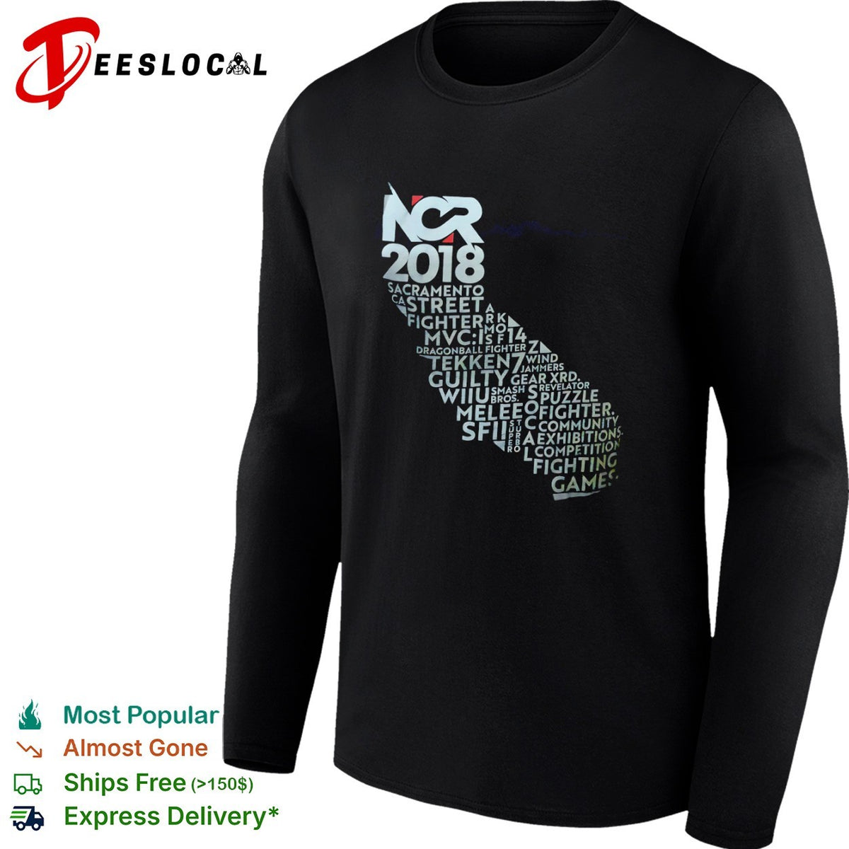 Ncr 2018 Sacramento Street Fighter Mvc Is F14 Dragonball Fighter Tekken 7 Wind shirt