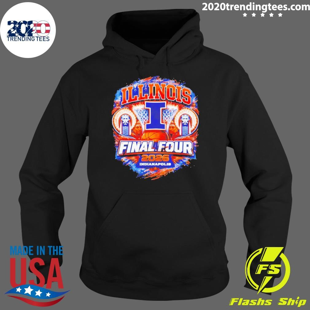 Ndianapolis March Madness Illini Basketball Graphic Final Four 2026 Ncaa Shirt
