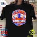 Ndianapolis March Madness Illini Basketball Graphic Final Four 2026 Ncaa Shirt