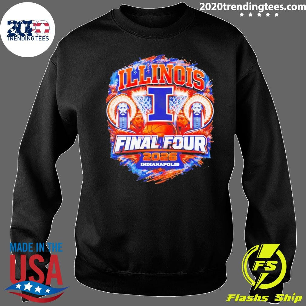 Ndianapolis March Madness Illini Basketball Graphic Final Four 2026 Ncaa Shirt