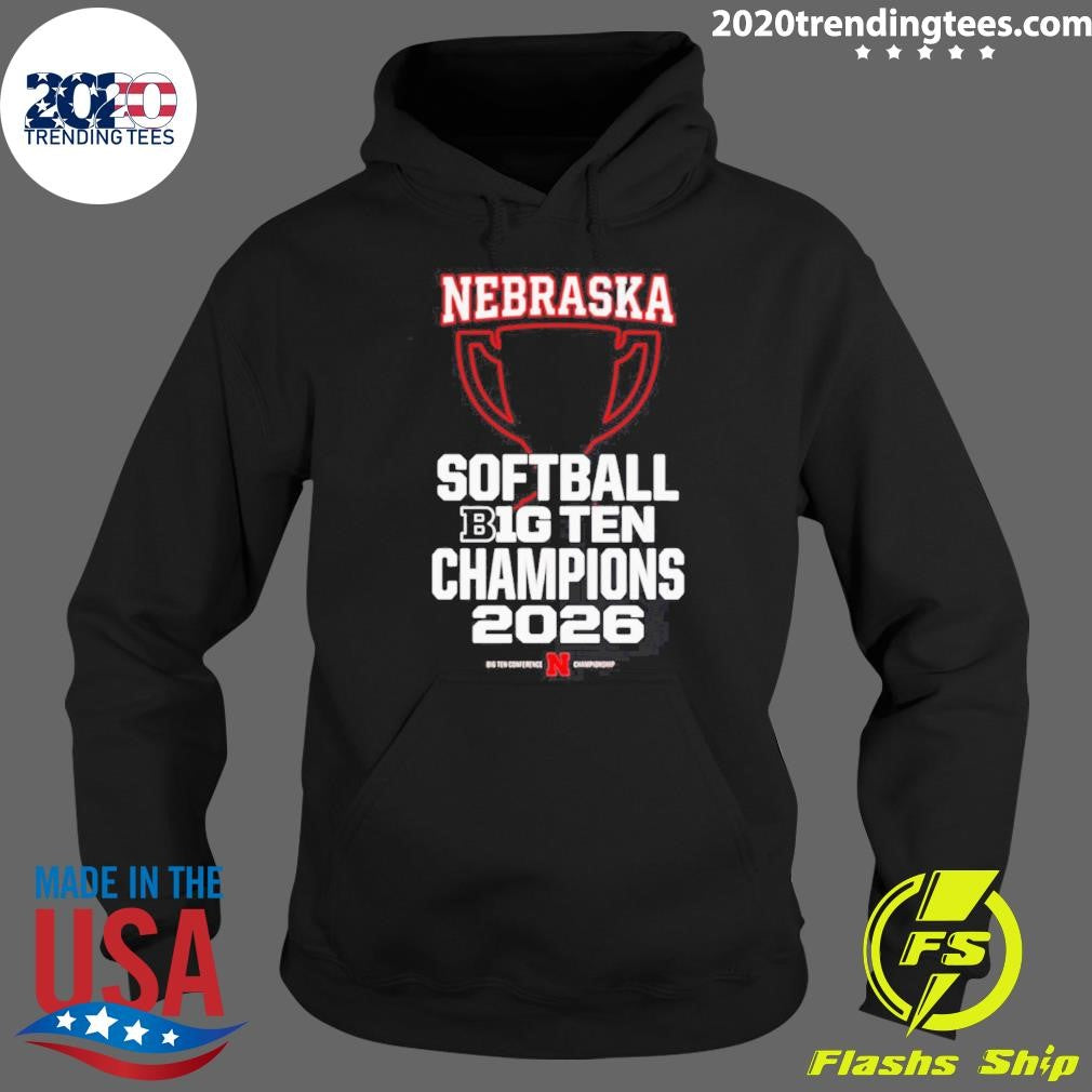 Nebraska 2026 Big Ten Softball Champions Shirt