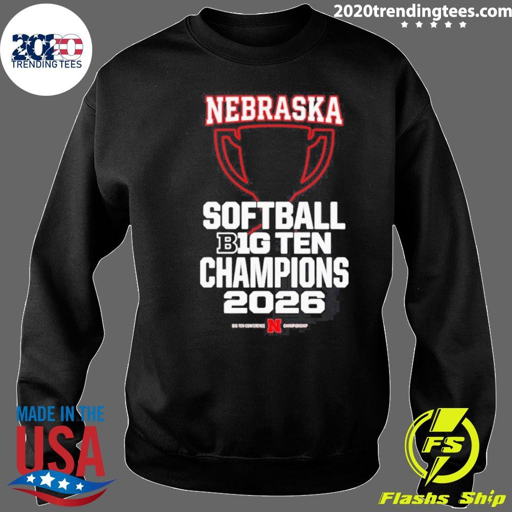 Nebraska 2026 Big Ten Softball Champions Shirt