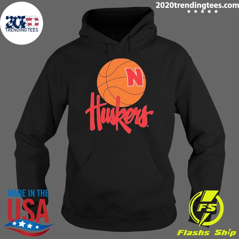 Nebraska Cornhuskers 1990s Basketball Logo Shirt