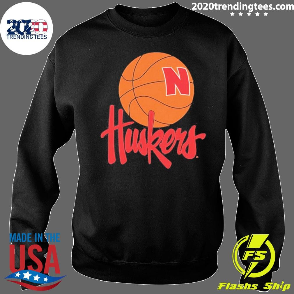 Nebraska Cornhuskers 1990s Basketball Logo Shirt