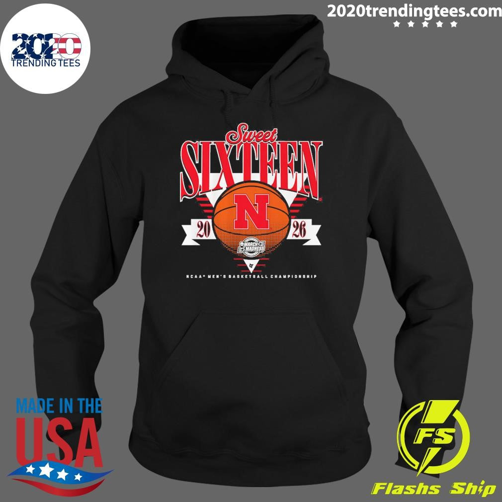 Nebraska Cornhuskers MBB 2026 Sweet Sixteen Shirt