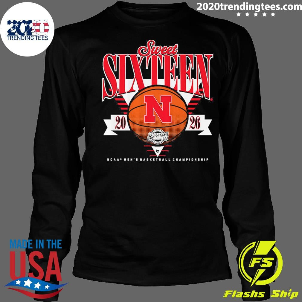 Nebraska Cornhuskers MBB 2026 Sweet Sixteen Shirt