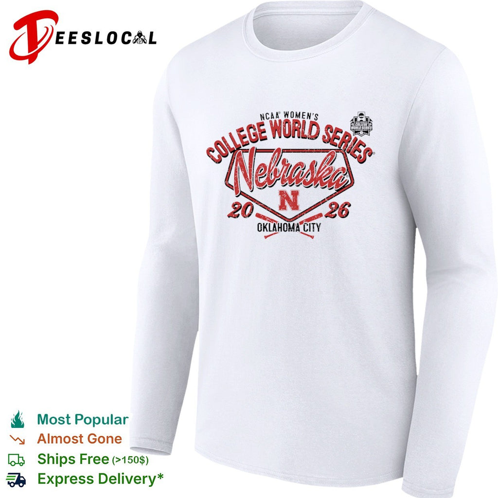 Nebraska Cornhuskers NCAA Women’s College World Series 2026 Oklahoma City shirt