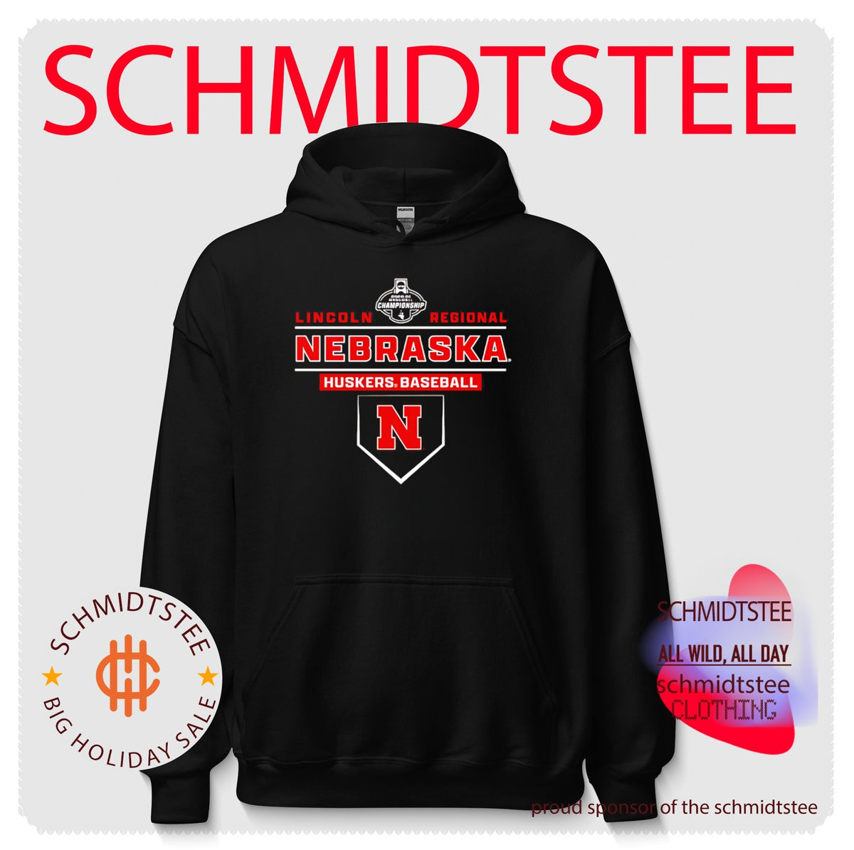 Nebraska Huskers Baseball 2026 Regional Bound shirt