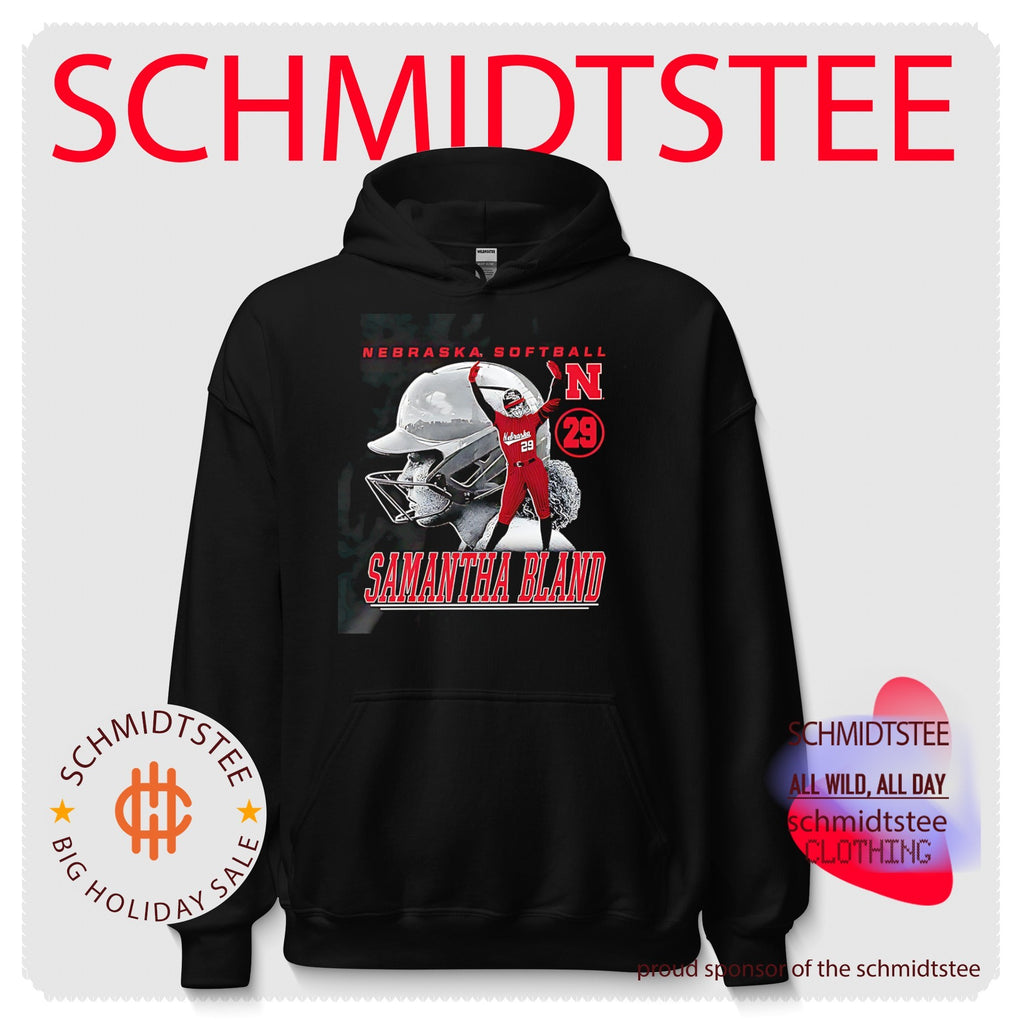 Nebraska Softball player number 29 Samantha Bland illustrated shirt