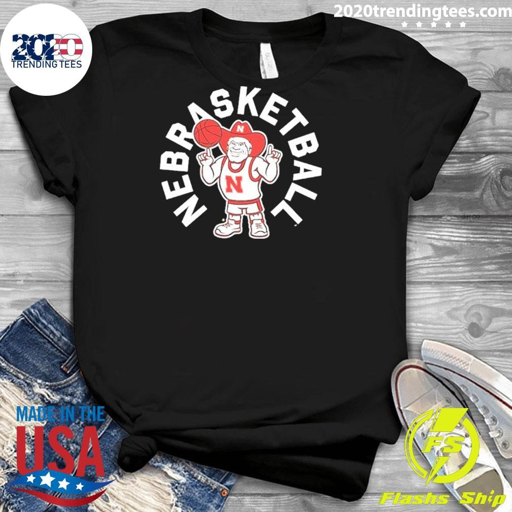 Nebrasketball Herbie Husker Mascot Shirt