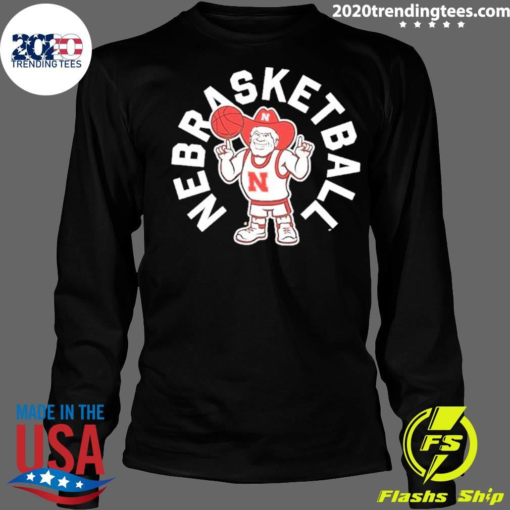 Nebrasketball Herbie Husker Mascot Shirt