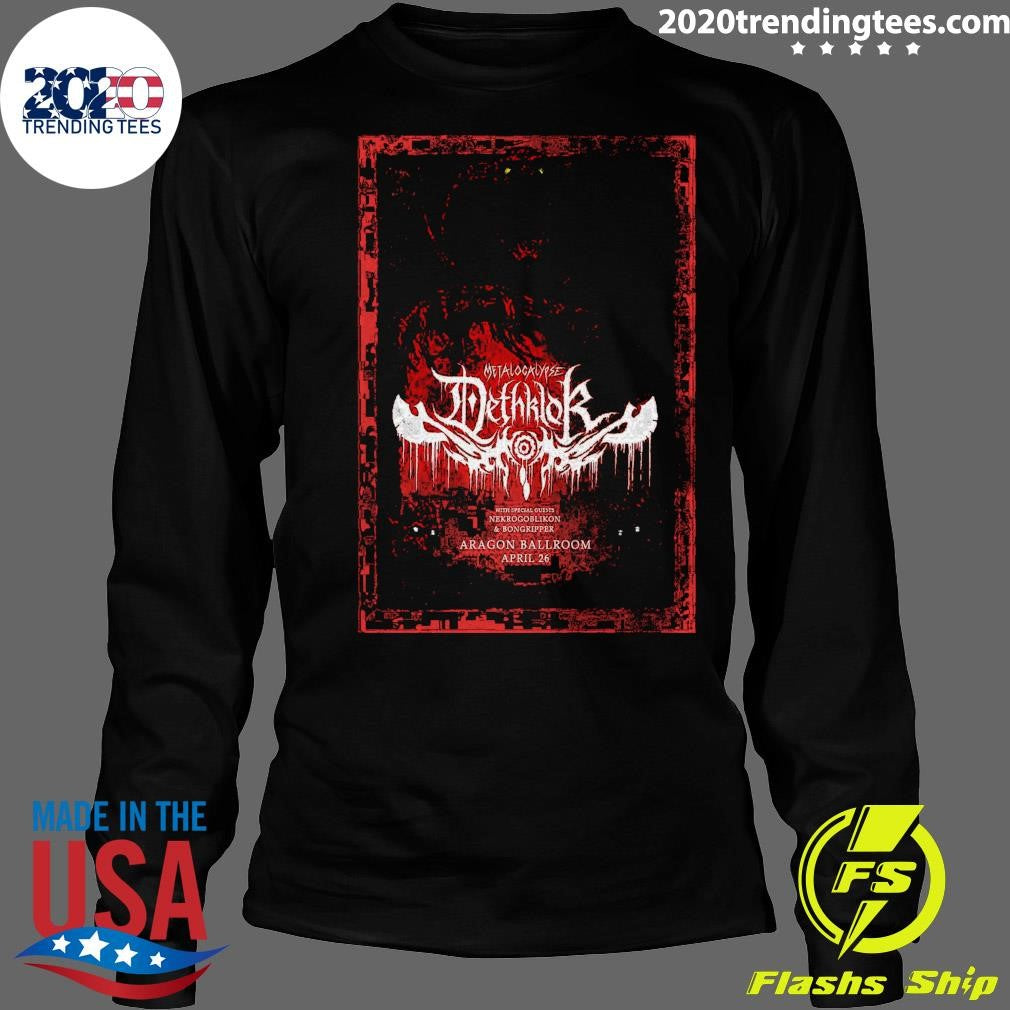 Nekrogoblikon Aragon Ballroom April 26 2026 In Chicago IL Shirt