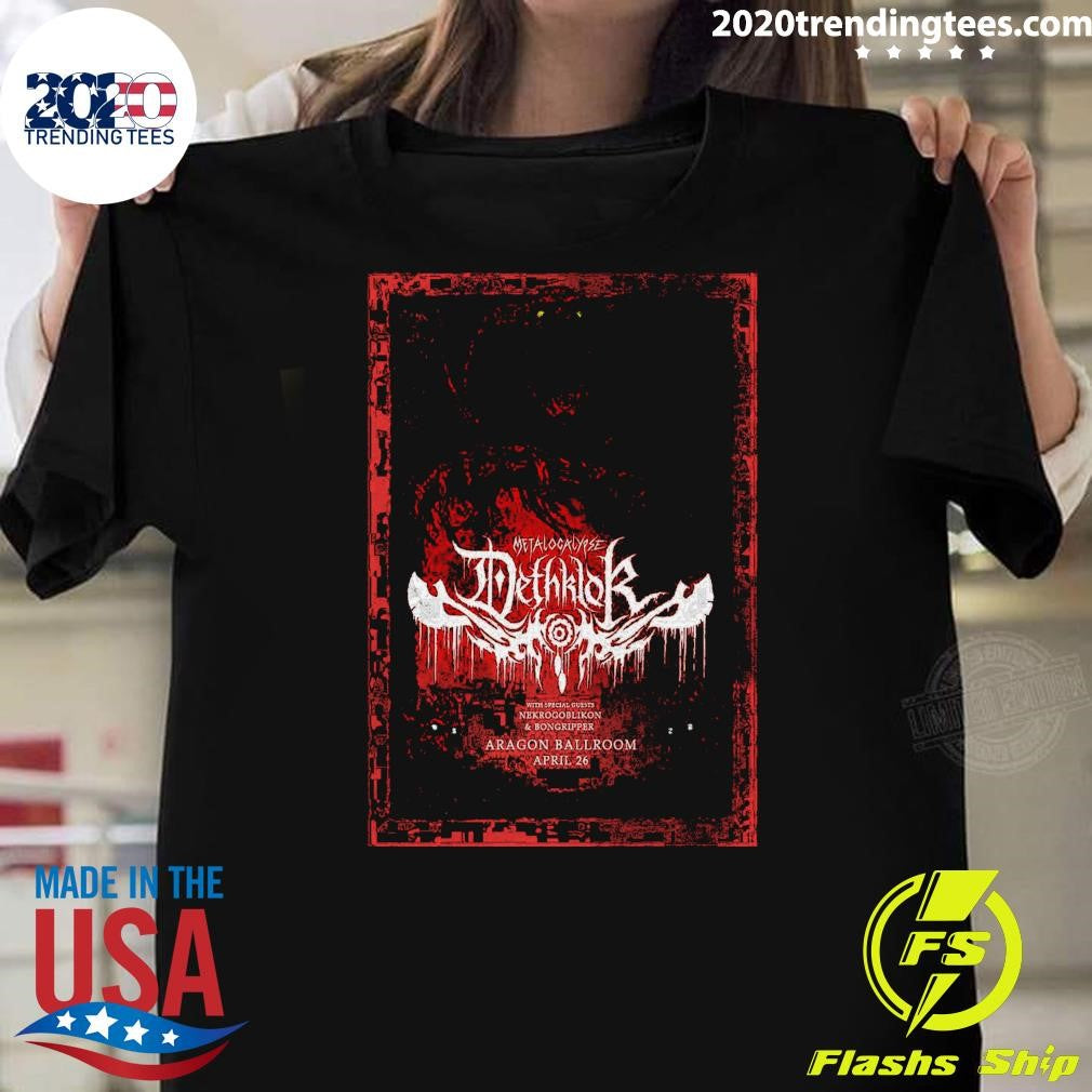 Nekrogoblikon Aragon Ballroom April 26 2026 In Chicago IL Shirt