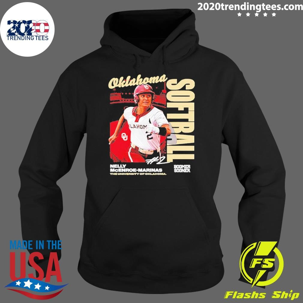 Nelly Mcenroe-marinas 2 Oklahoma Sooners Softball Graphic Shirt