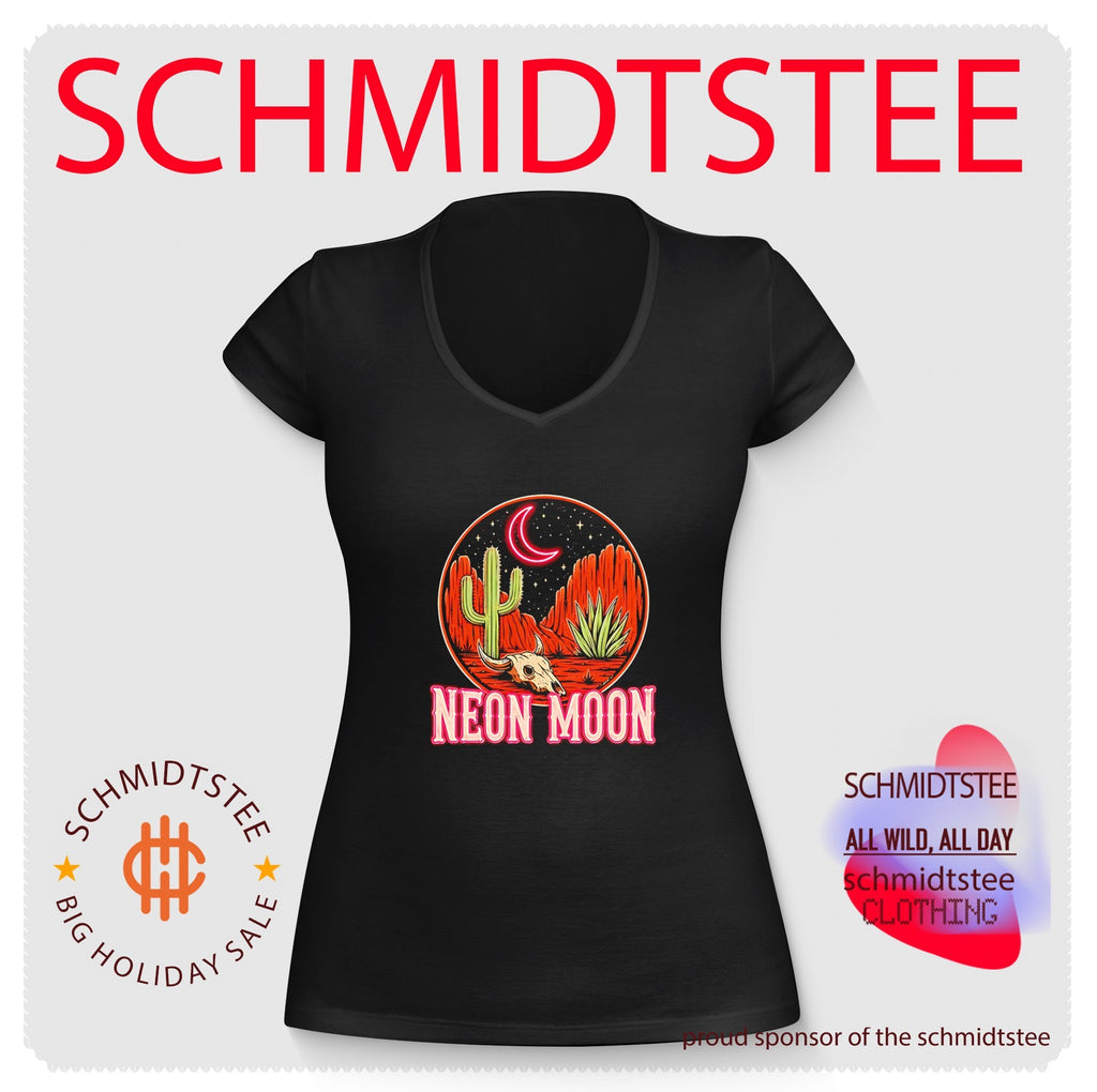 Neon moon desert moon retro shirt