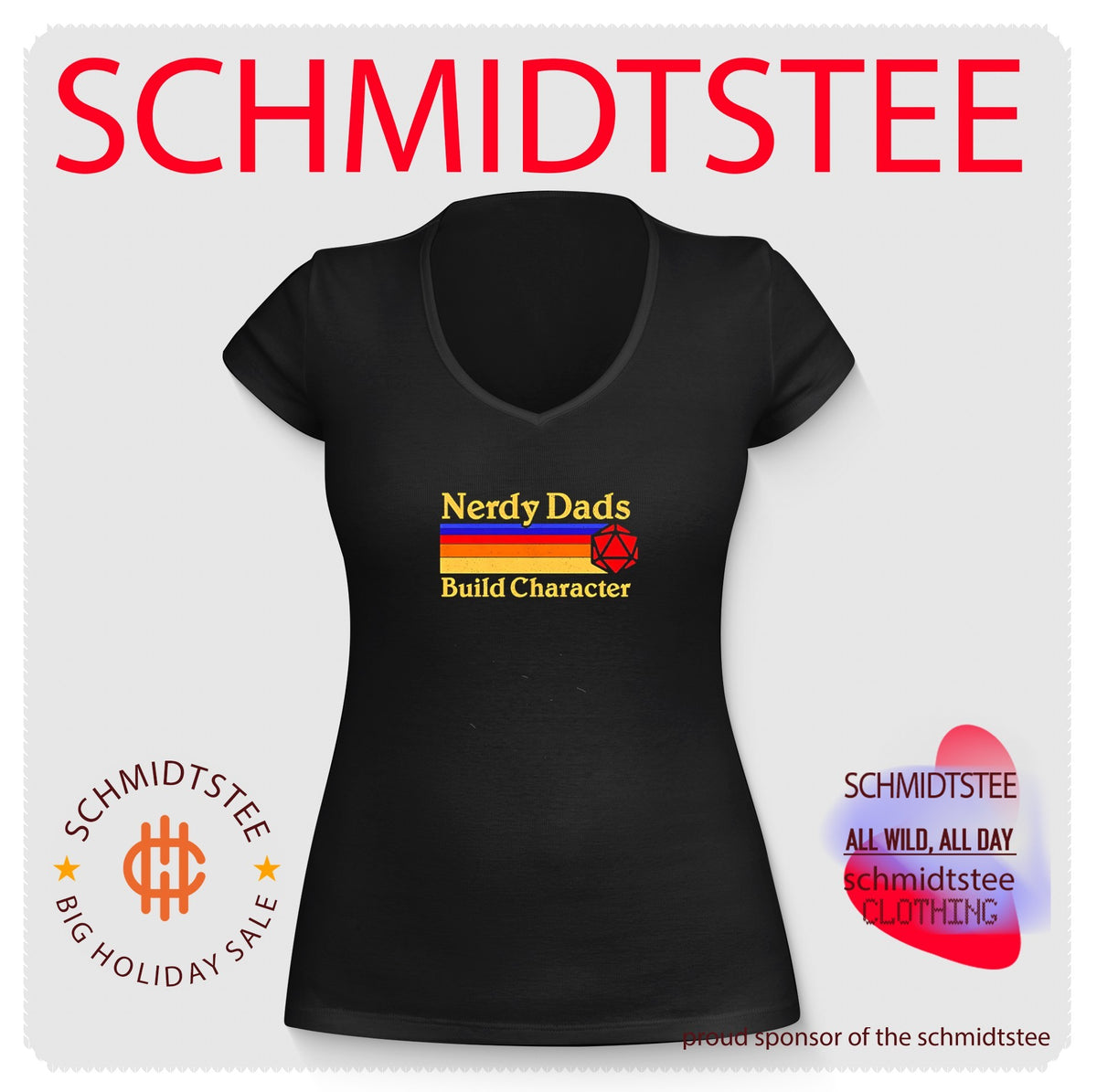 Nerdy Dads Build Character retro shirt
