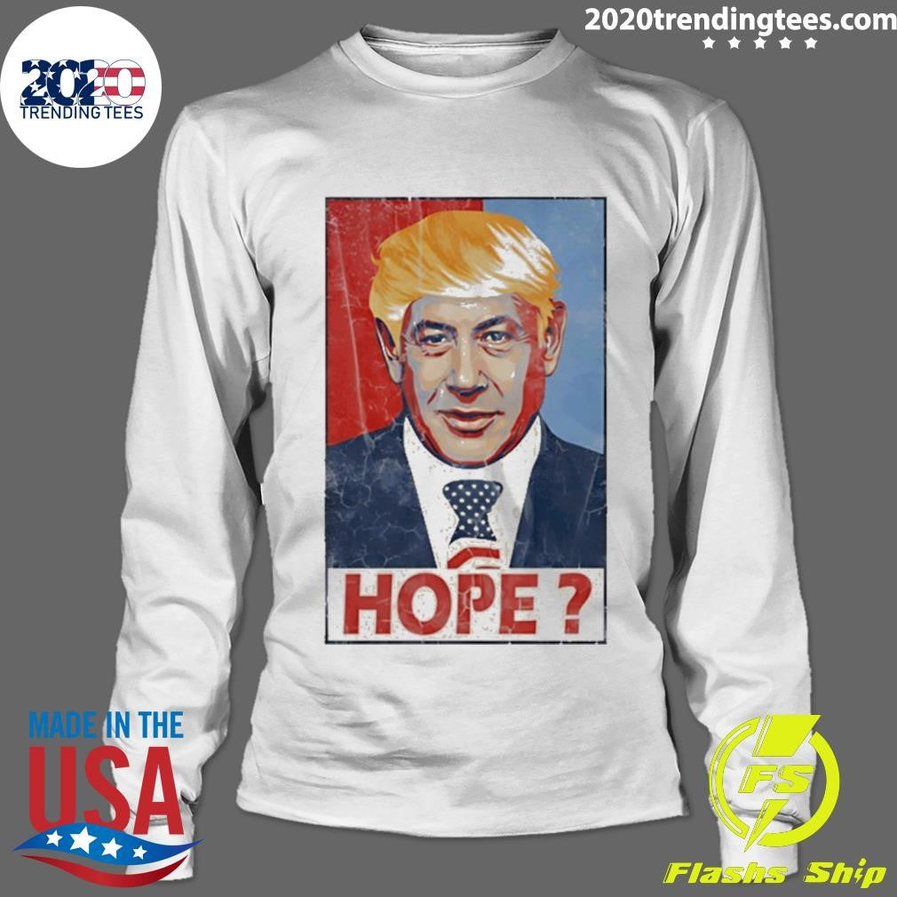 Netanyahu X Trump Hair Hope Campaign Parody Shirt