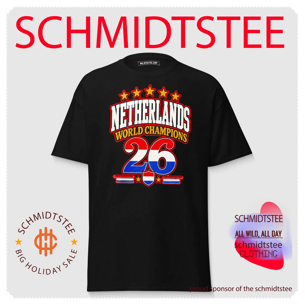 Netherlands 2026 World Champions flag shirt