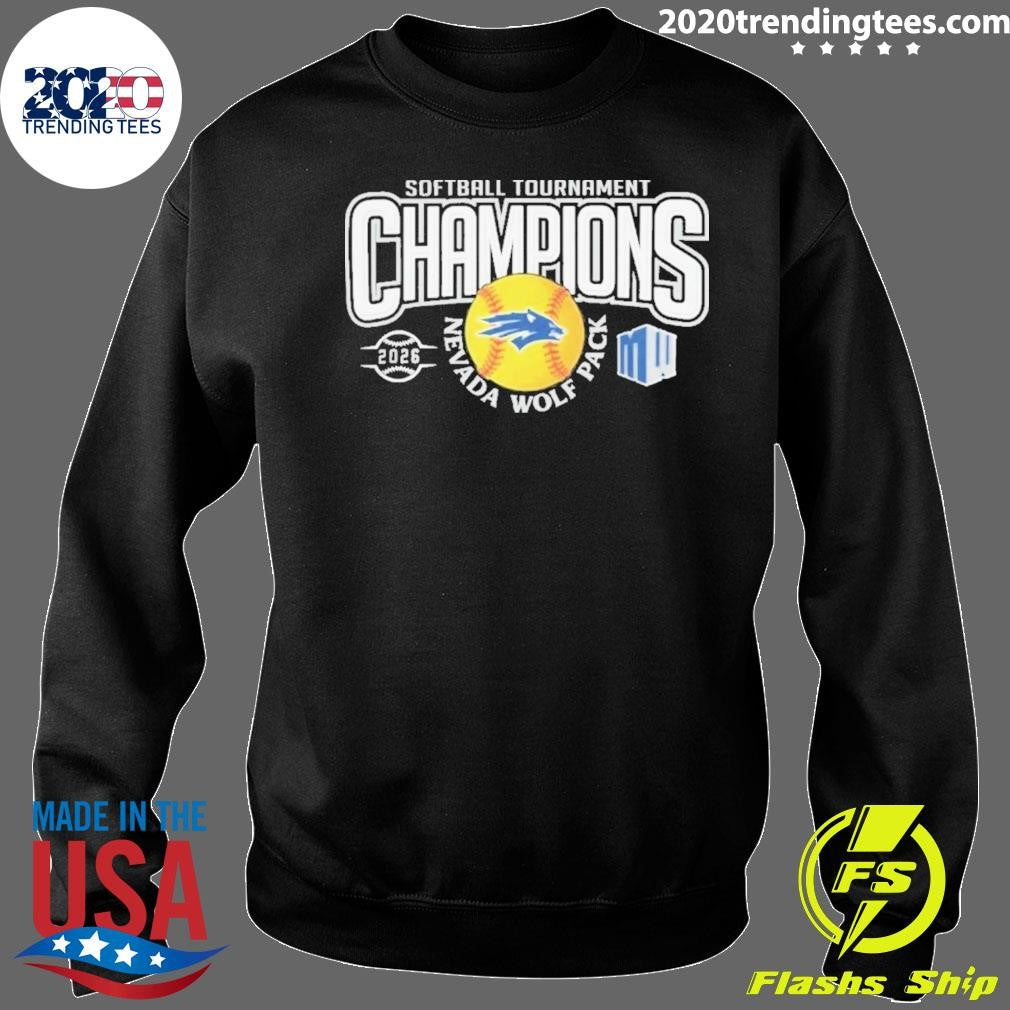 Nevada Wolf Pack 2026 Softball Mountain West Tournament Champions Shirt