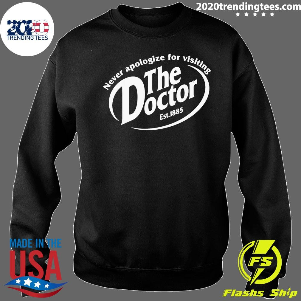Never Apologize For Visiting The Doctor Est. 1885 Shirt