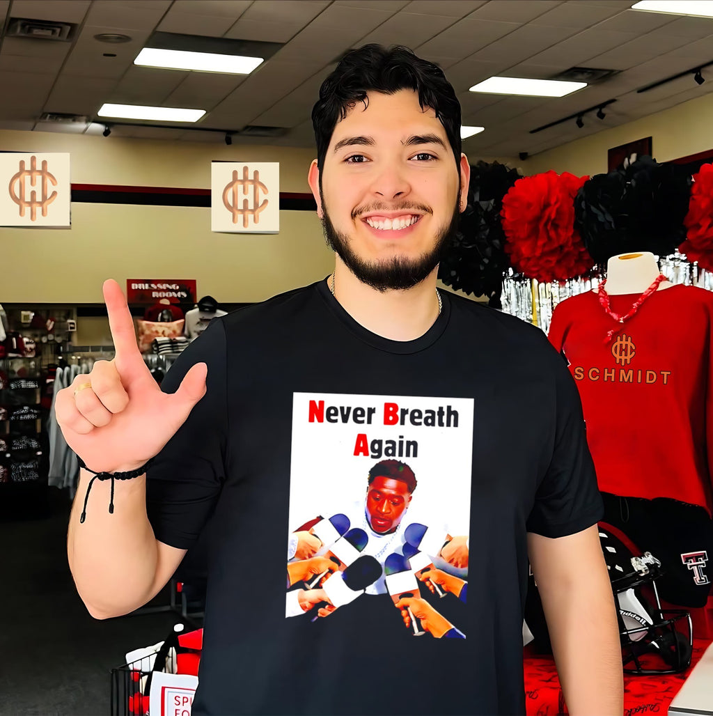 Never Breath Again NBA George Floyd Shirt