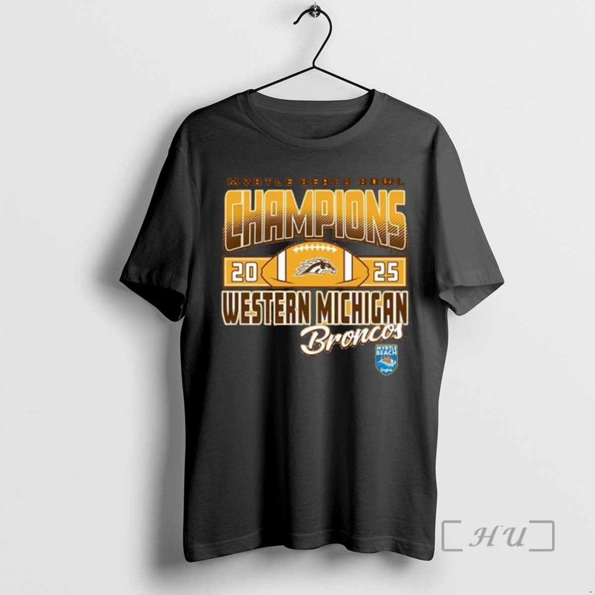 New 2025 Myrtle Beach Bowl Champions Western Michigan Broncos Football