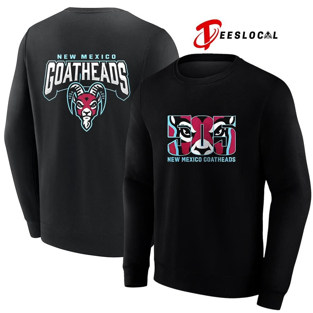 New Mexico Goatheads 505 goathead logo graphic shirt
