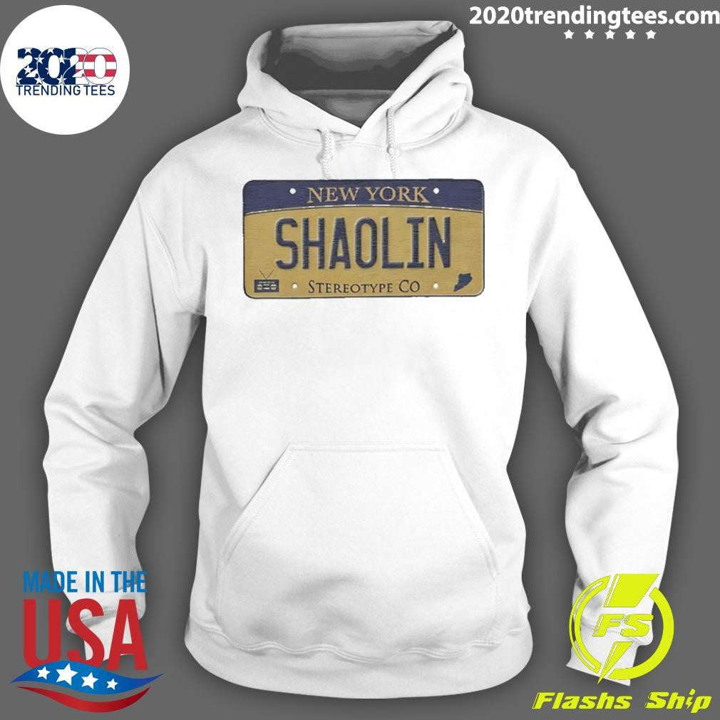 New Yok Shaolin Staten Island License Plate Shirt