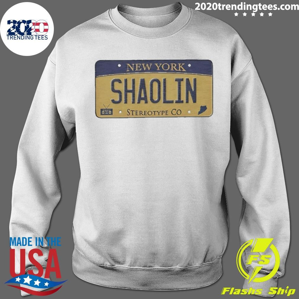 New Yok Shaolin Staten Island License Plate Shirt