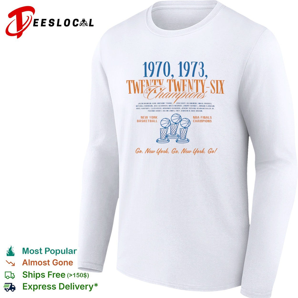 New York Basketball 1970 1973 Twenty Twenty Six shirt