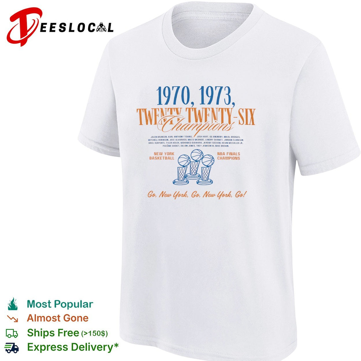 New York Basketball 1970 1973 Twenty Twenty Six shirt